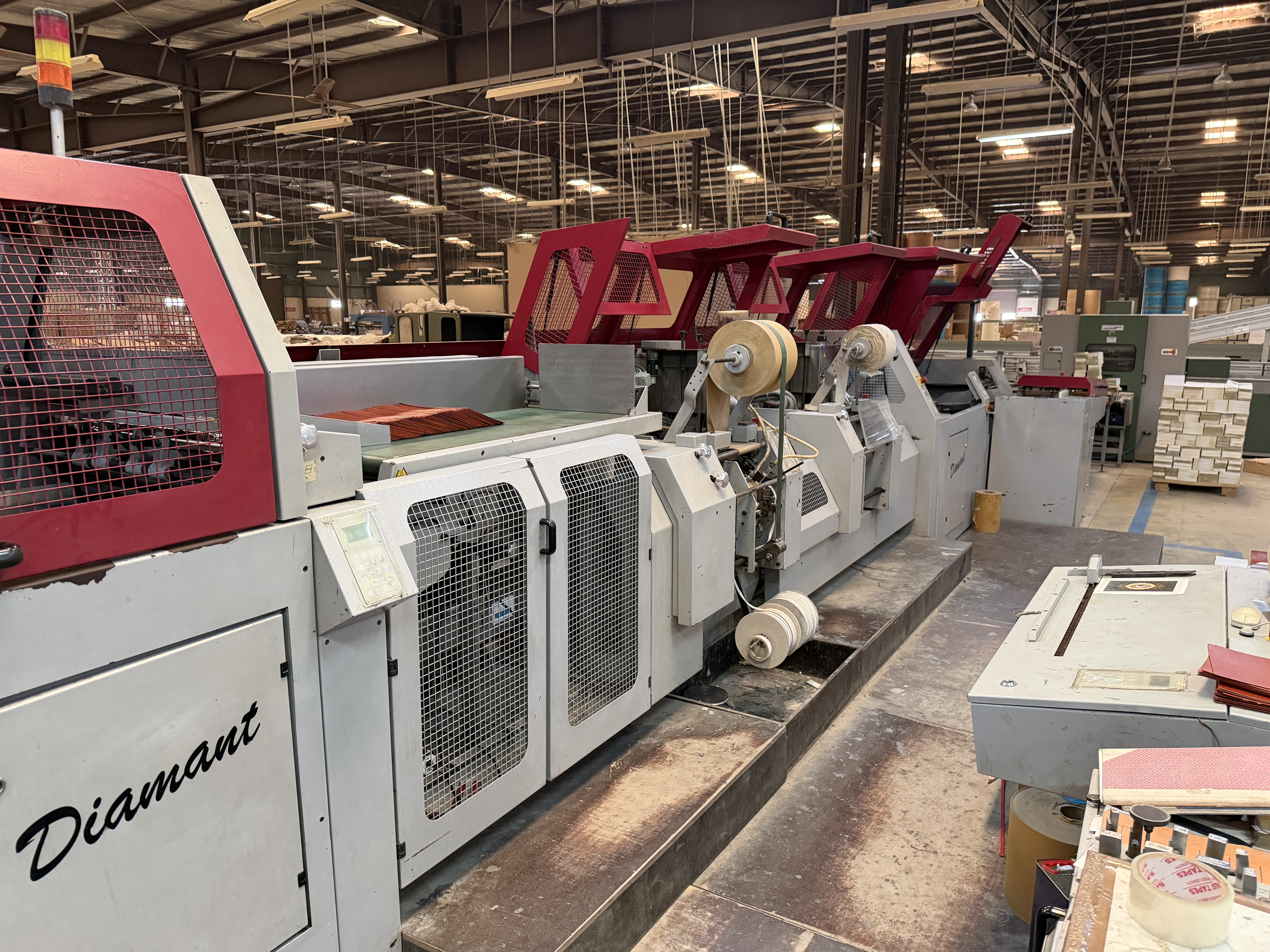 Used Müller Martini - VBF hard cover book line Diamant (2001)