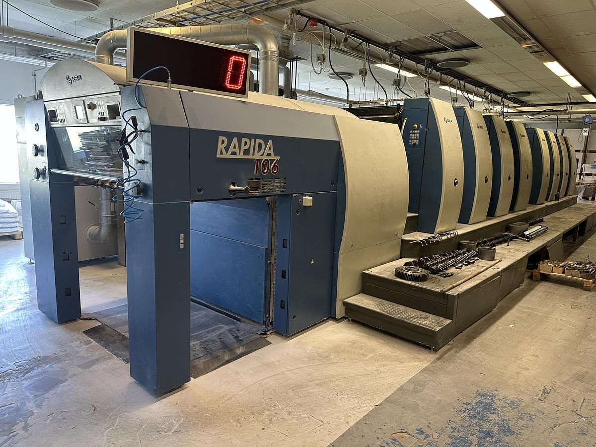 Used KBA (Koenig & Bauer) Rapida 106-8 SW (2008)