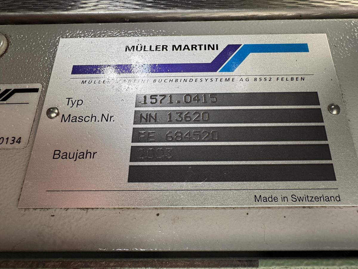 Used Müller Martini element 1571 (2003)