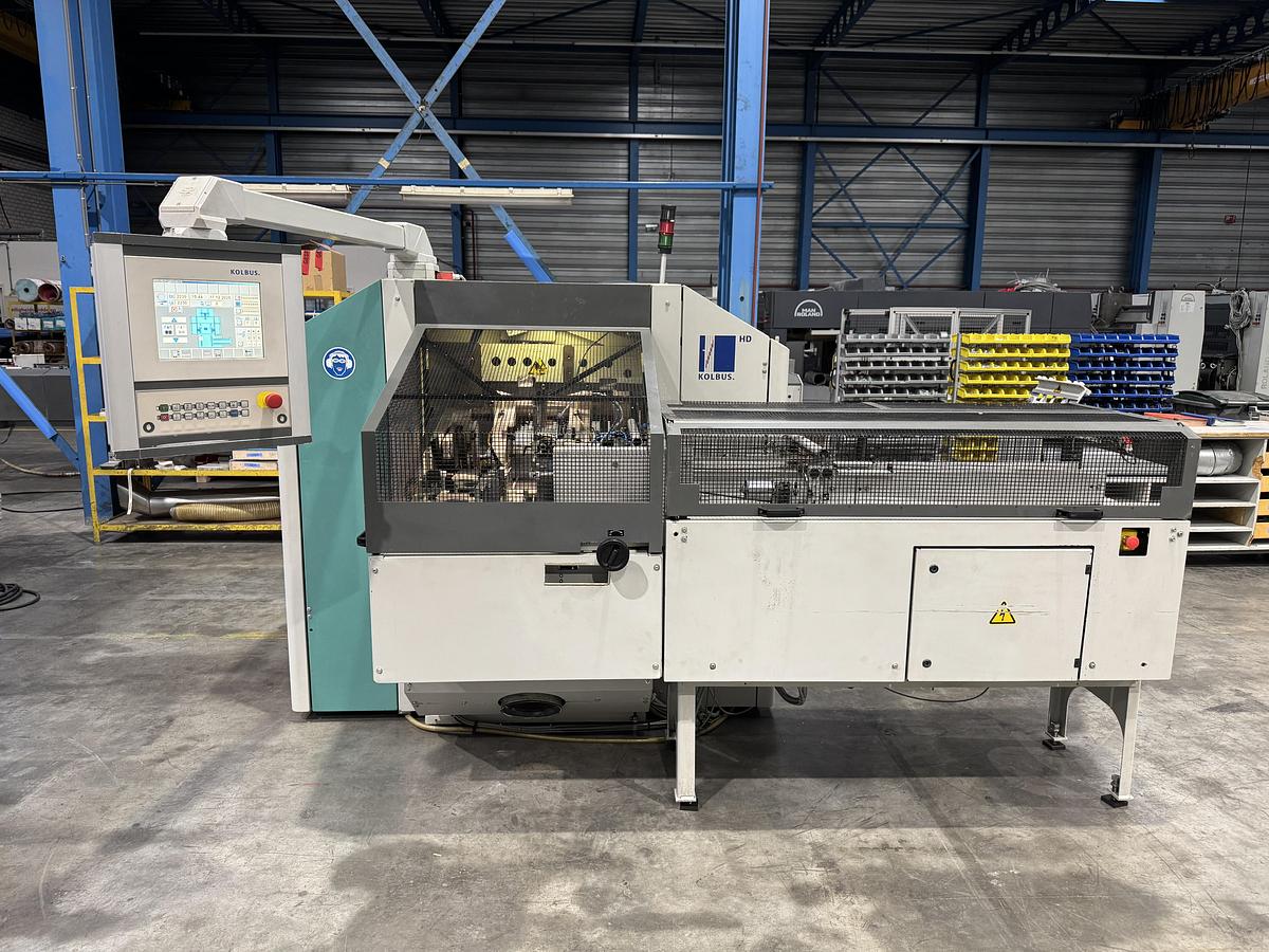 Used Kolbus three knife trimmer HD 142.P (2004)