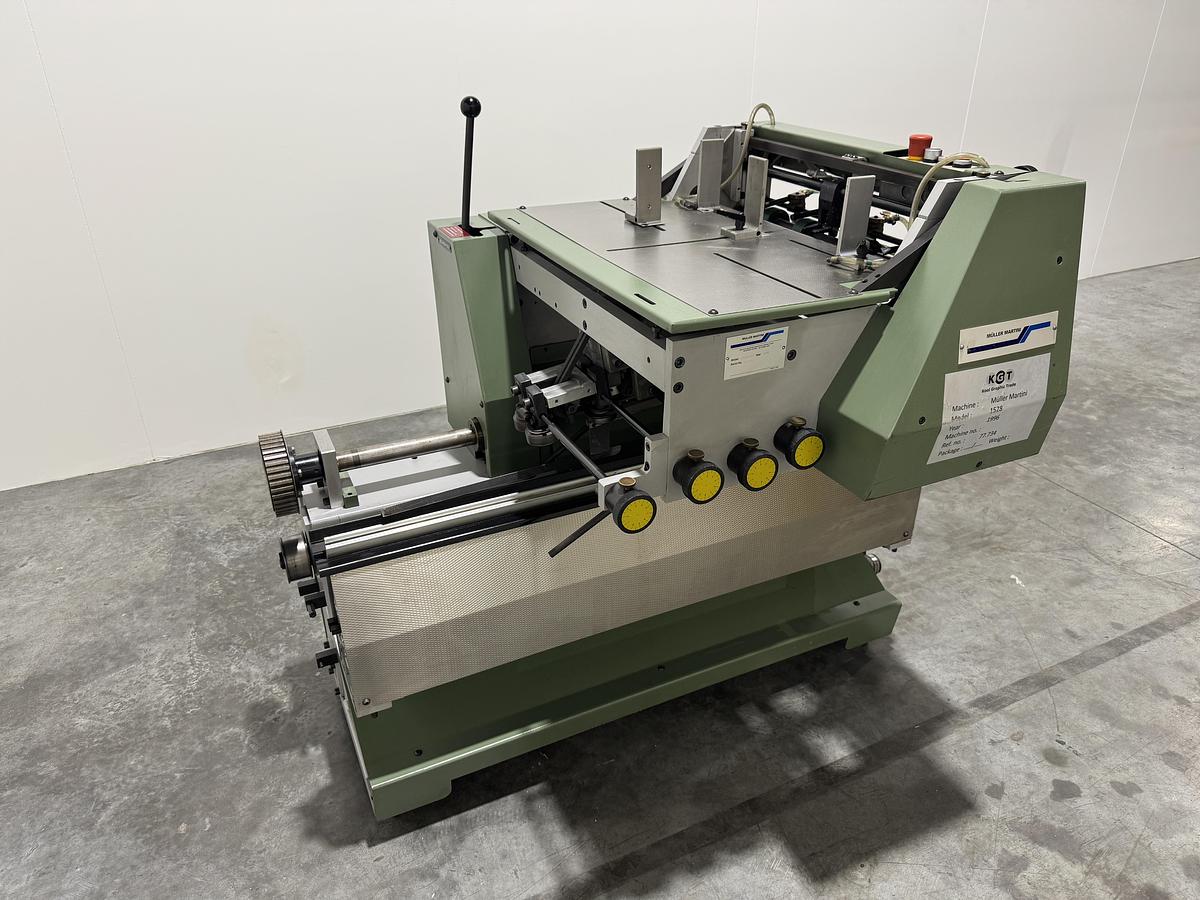 Used Müller Martini cover feeder 1528 (1996)
