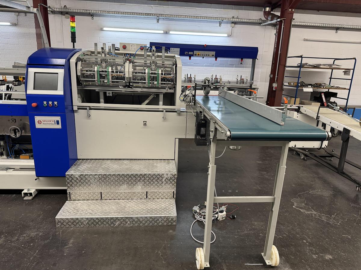 Used Sigloch book back gluing machine BBL-31/2 (2007)