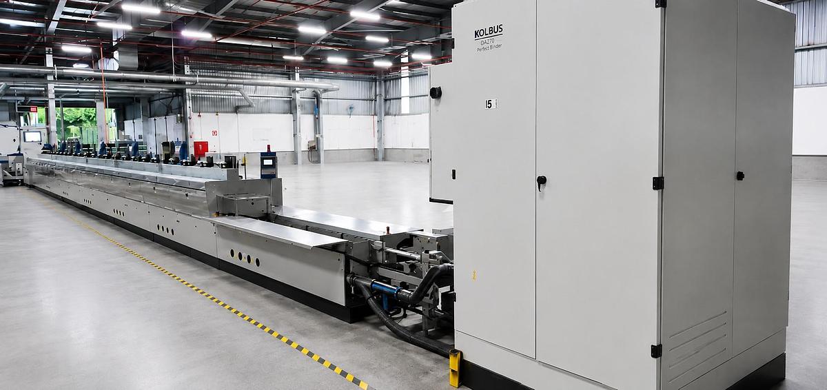 Used Kolbus perfect binder KM 600 (2015)