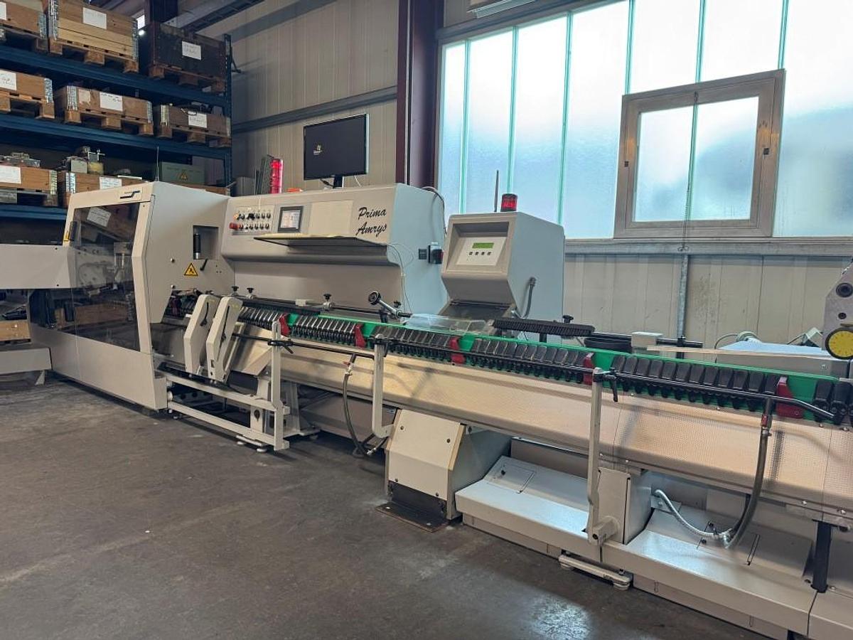 Used Müller Martini saddle stitcher Prima Amrys (2001) - Upgraded by Müller Martini 2018