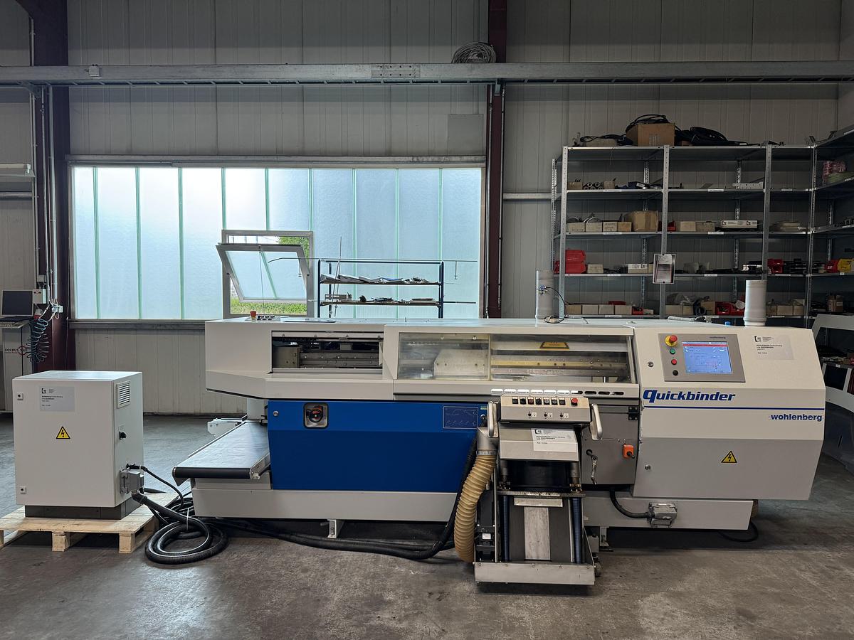 Used Wohlenberg perfect binder Quickbinder (2011)