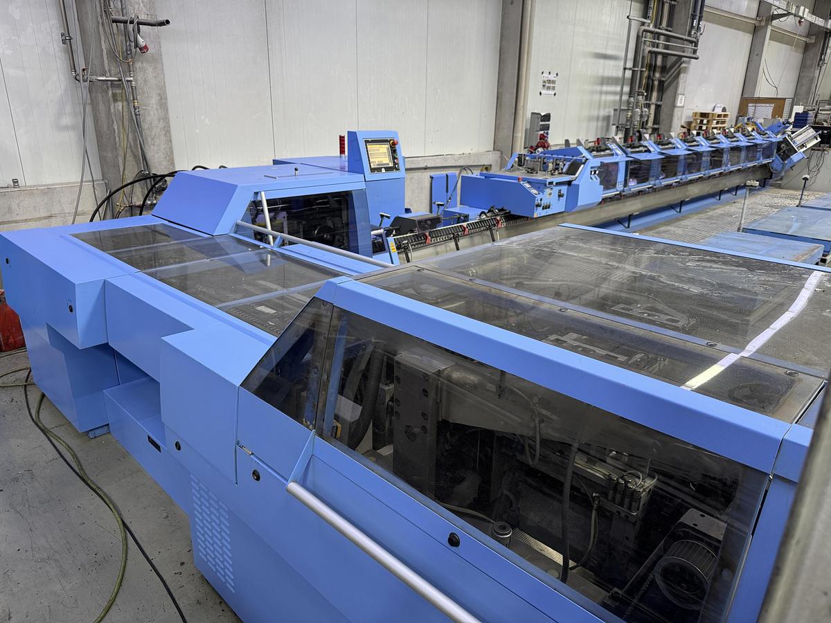 Used Müller Martini saddle stitcher Primera C140 (2009)