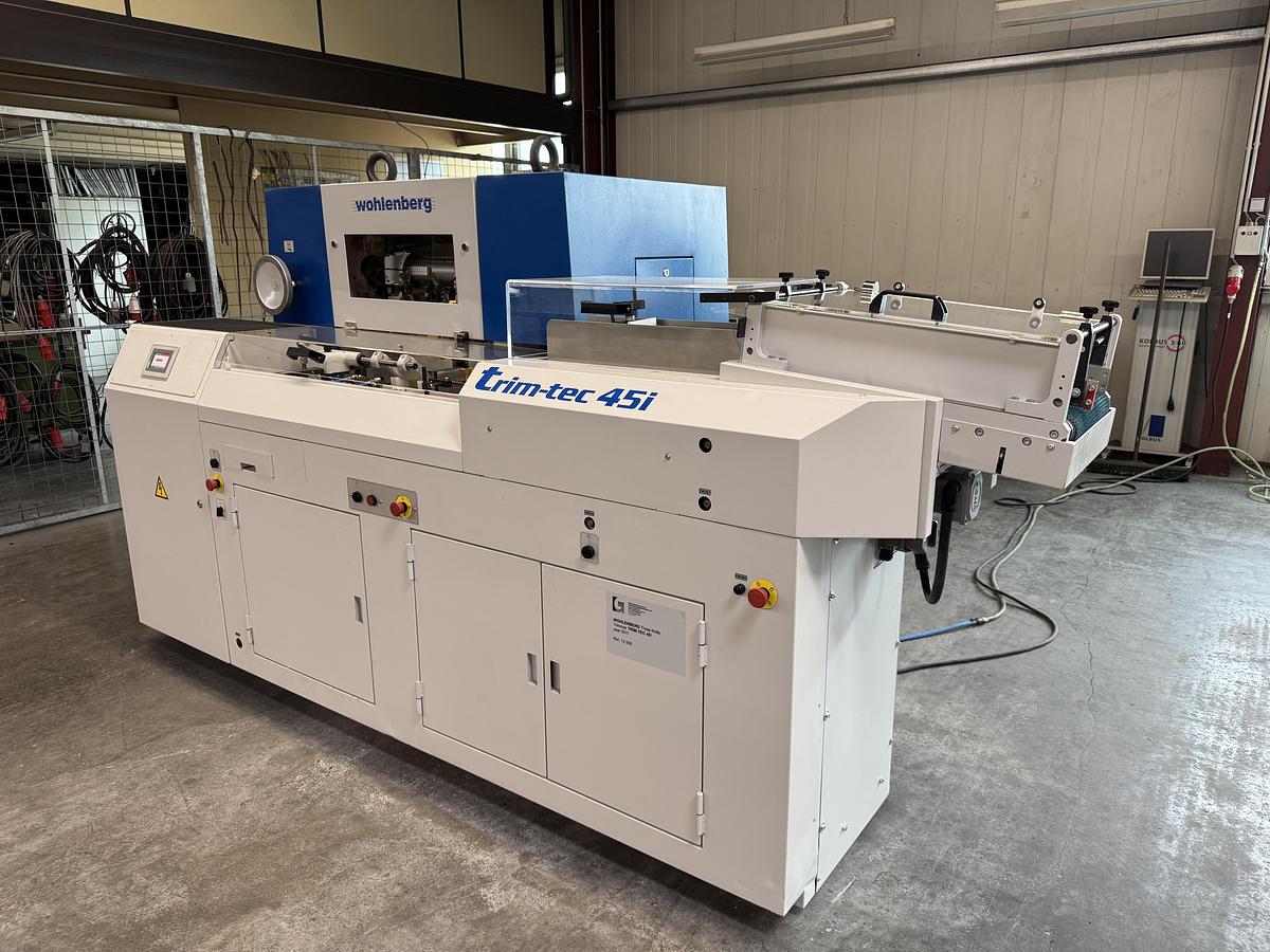 Used Wohlenberg three knife trimmer Trim-Tec 45i (2011)