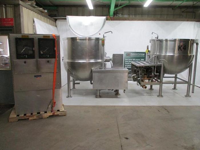 Used JC Pardo/Cleveland Cook Chill Horizontal Agitator Mixer Kettle & Pasta Cooker; Md#HAMKDL; 400G & 300G