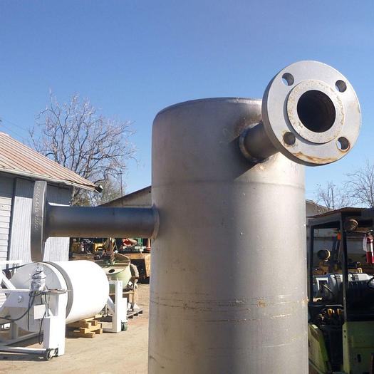 Used Heat Exchanger, Shell & Tube, S/st, 1/2" Tubes, 12" x 72" #S744381