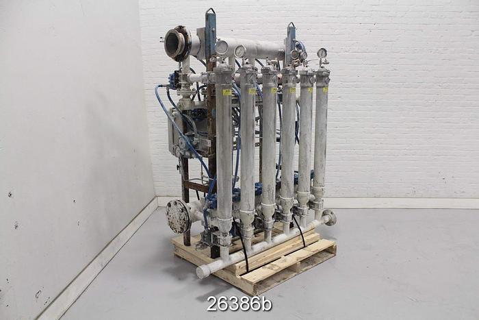 Used Aes Canister Filter, 6 Canister, 0.006" Slots, Automatic Backwash #26386