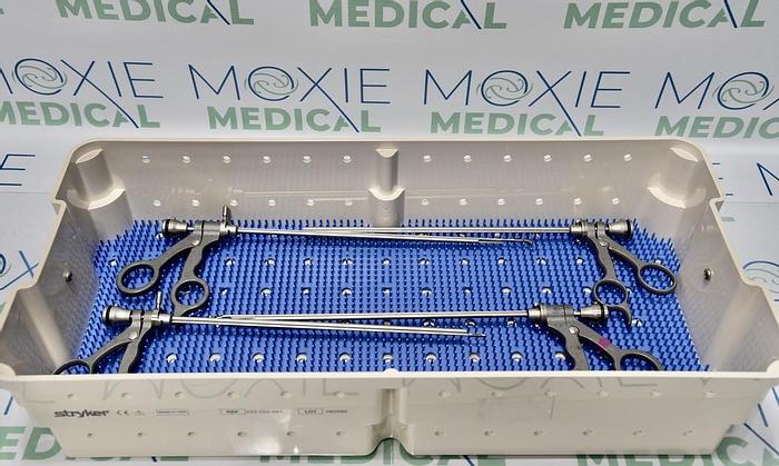 Used Stryker Resectoscope Urology Stainless Set with Forceps and Passive Elements 502-880-202