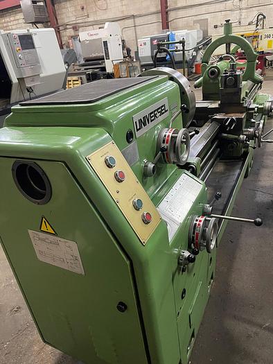 Used 24" X 120" UNIVERSEL, HEAVY DUTY ENGINE LATHE