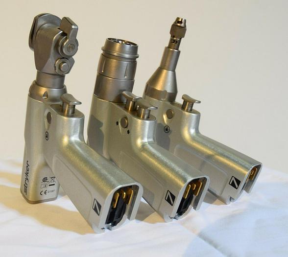 Used Stryker System 7 Set 7208 Sag Saw, 7209 Prec. Saw 7205 Dual Trigger Rotary Drill