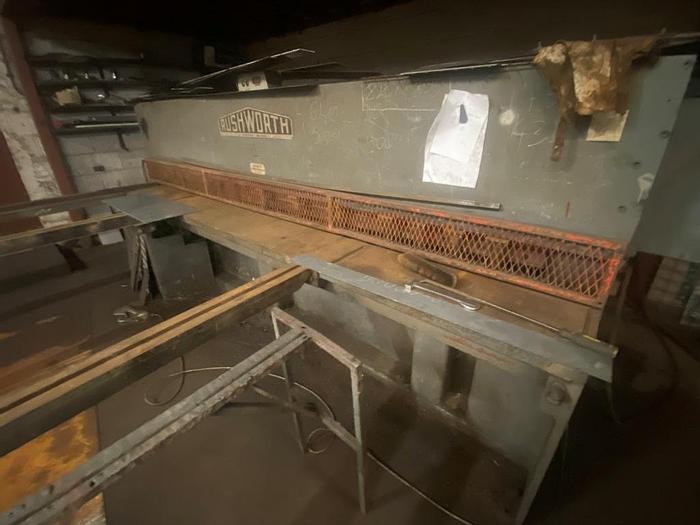 Used Morgan Rushworth 3m x 6mm Guillotine Shears
