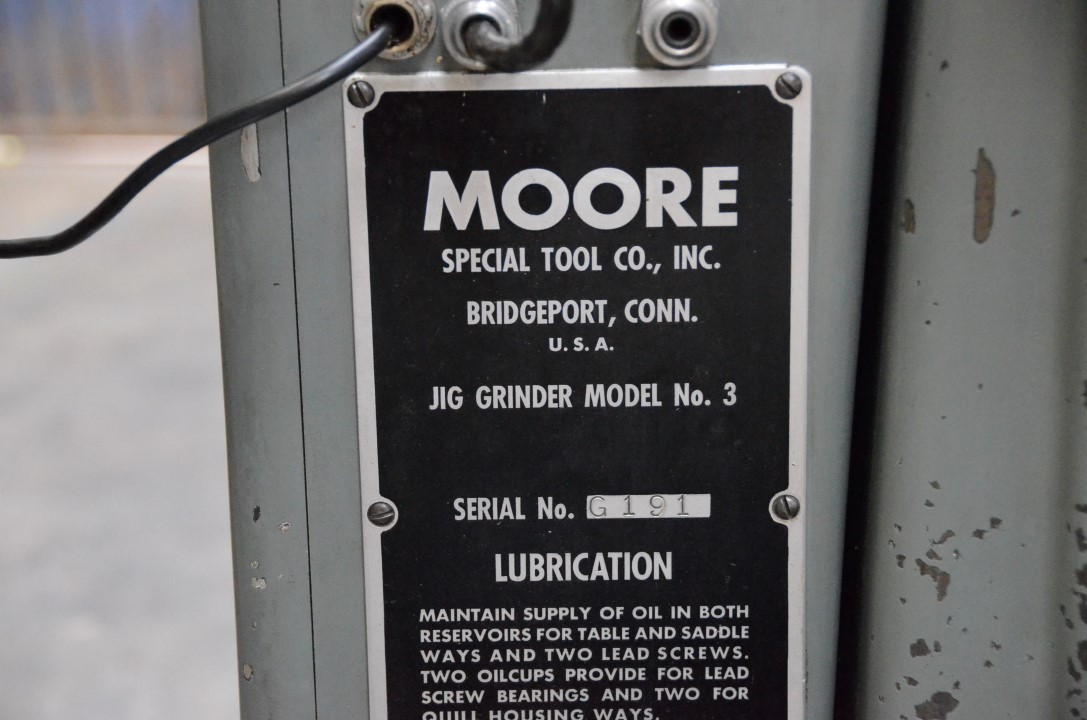 Usado MOORE Nº 3 Rectificadora de Coordenadas #4358