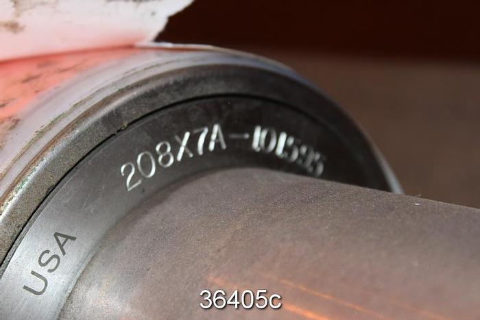 Used Spencer Johnson Spreader Roll, 207.625" Roll Face, 7" Diameter, Unused #36405