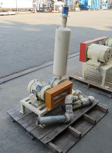 Used Blower, 3 HP, Lobe Type, Roots, Mdl 33 AF #S742059