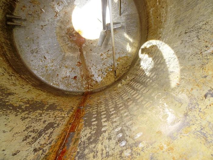 Used Tank, 550 Gallon, S/st, Agit, Jkt, DT/DB, 52" x 60", #S742669