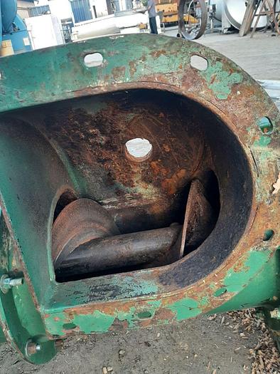 Used Conveyor, Screw, 12" x 12', C/st, Incline, 1 HP #S74830