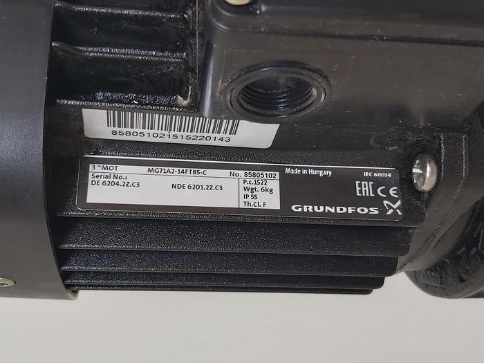 Kreiselpumpe, CRI5-2A-CA-I-E-HQQE, 9/14,3m, 5,8m³ Grundfos neu