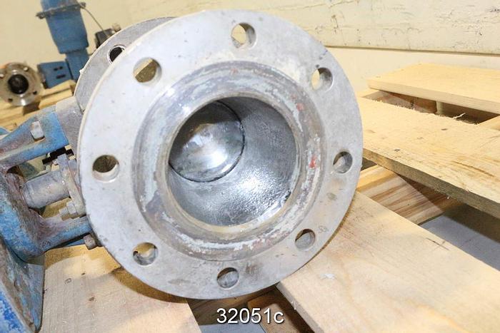 Used Dezurik 9163389 4" V-Ball Control Valve #32051