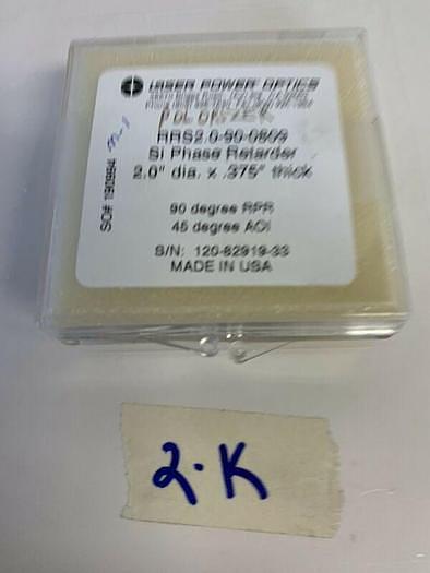 Used II-VI 190994 RRS2.0-90-0809 2.0”Dia. X .375”Thick 90 Degrees RPR 45Degrees AOI