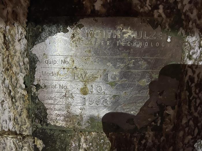 Used VOITH PULPER DRIVE MODEL BV-15