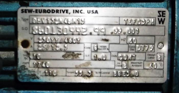 Used Sew Eurodrive Incorporated