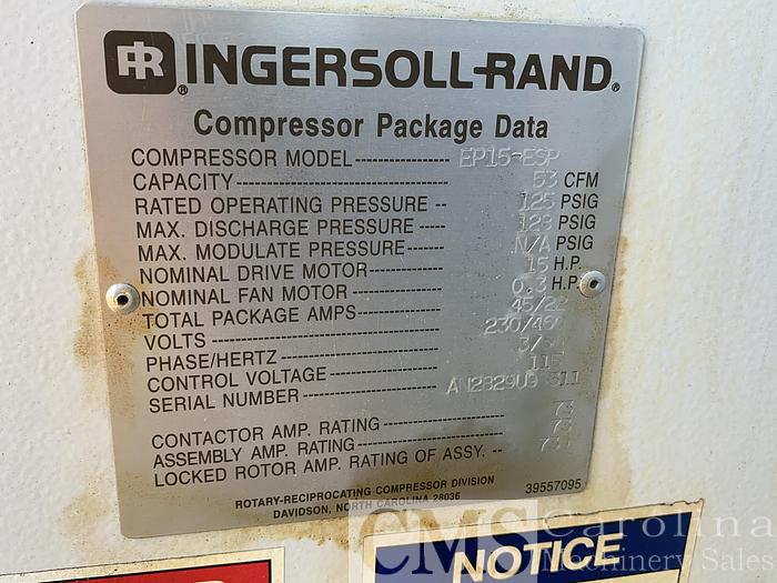 Used Ingersol Rand Compressor