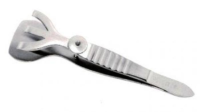 Used Ophthalmic Forceps Eye Lid Everter Cruick Shank WEISS 0101445