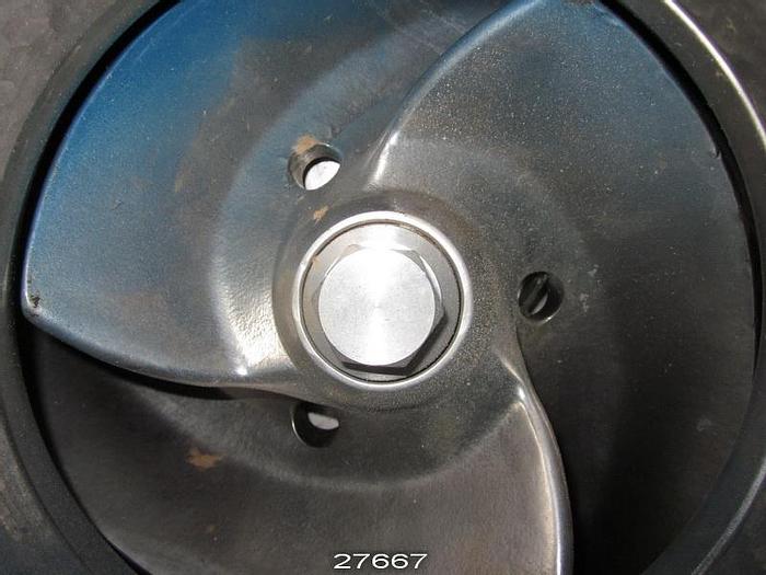Used Goulds 3175 Pump, 3175, 6X8X14, Stainless Steel Casing, Stainless Steel Impeller, 14" Diameter Impeller, 3 Vanes, Stainless Steel Stuffing Box, Stainless Steel Suction Side Plate, Dynamic Seal #27667