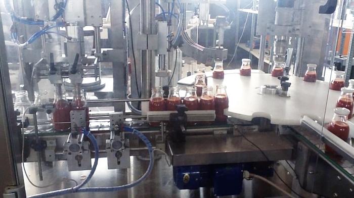 Línea de llenado y taponado de salsas - RT2U
