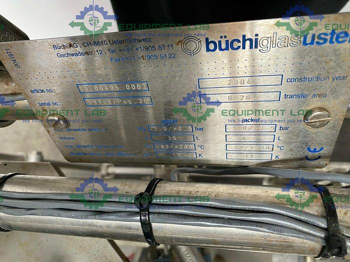 Used Buchiglasuster chemReactor GR 15 Liter Glass Bio-Reactor w/ Condensers & More