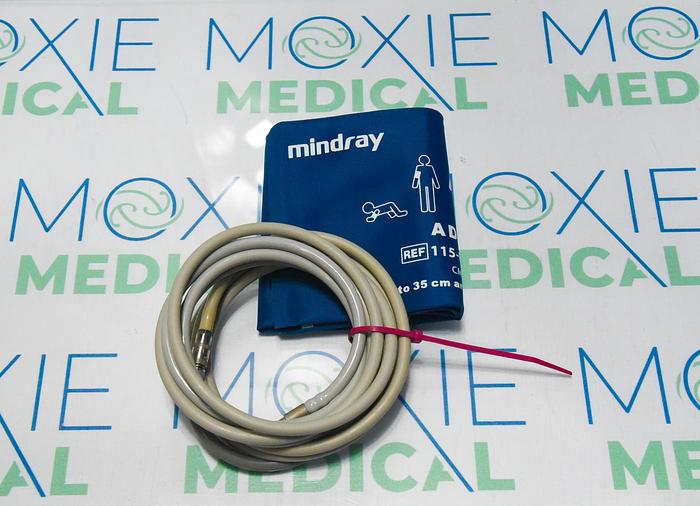 Used Mindray Accutorr 7 Masimo SpO2, SmarTemp, NIBP & Pulse Rate Monitor with Cuff 115-027-115-00 and Masimo LNCS SP02 Finger Pulse