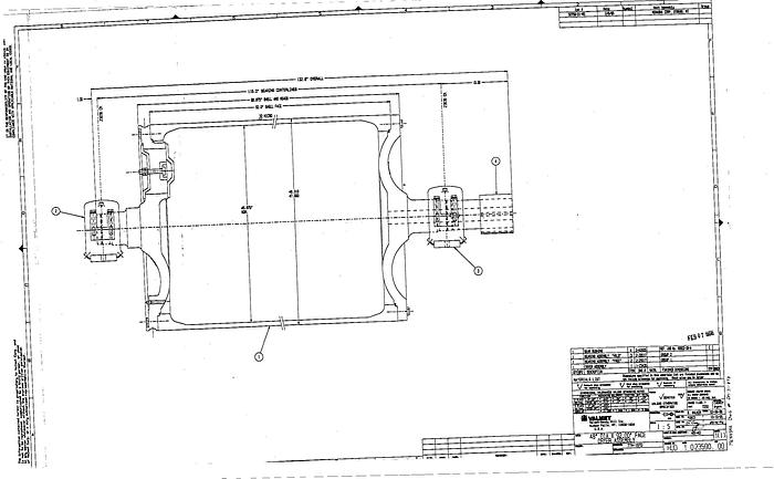 Used PAPER MACHINE COMPONENTS #24674