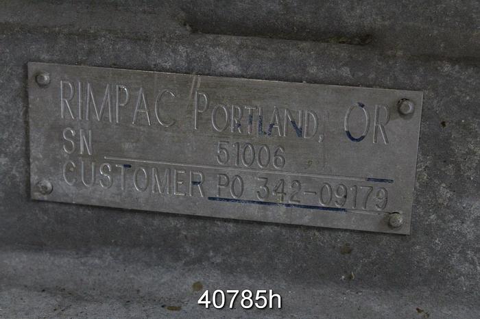 Used Sand Separator, Stainless Steel #40785