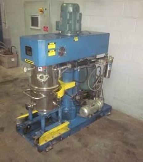 Used 10 LITER JAYGO PLANETARY DISPERSER MIXER – S/S – VACUUM  – JACKETED (#9488)