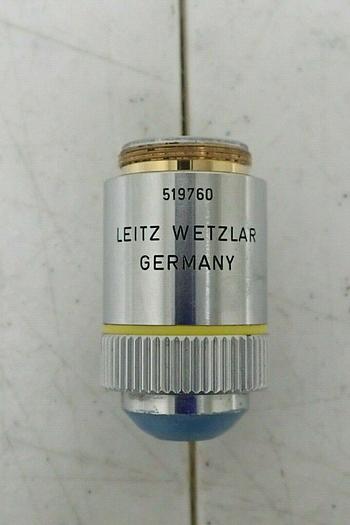 Used Leitz Wetzlar Germany 519760 10X/0.25 160/- EF Microscope Objective