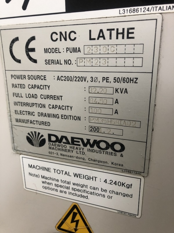 Ricondizionati 2001 Daewoo PUMA 230C