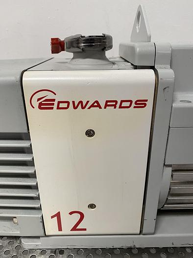 Used Edwards RV12 Rotary Vane Vacuum Pump 115V w/ KF25 Fitting