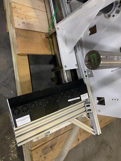 Used 18" WIDE WEBEX MODEL 1251 DUPLEX REWINDER W SIMCO ION BLOWER AND COGNEX CAMERA