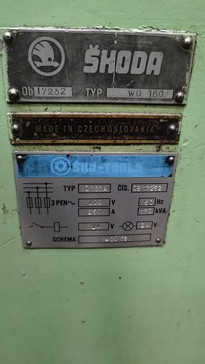 Used Borer Horizontal Floor Type CNC WD160