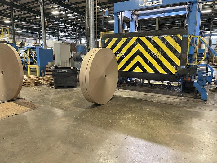 Used 96" JAGENBERG VARI-DUR 45-21 SLITTER REWINDER 82" UNWIND REWIND DIATEMERS