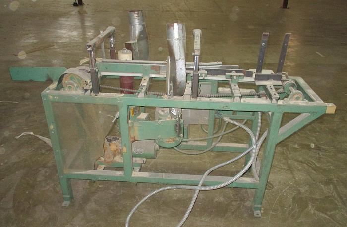 Used *custom* DOUBLE-SIDED FEED-THRU SMALL PARTS SPINDLE SANDER