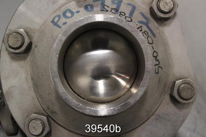 Used Jamesbury 3" Manual Ball Valve, Victaulic Fit, 3 200 CWP 3600 TT2 #39540