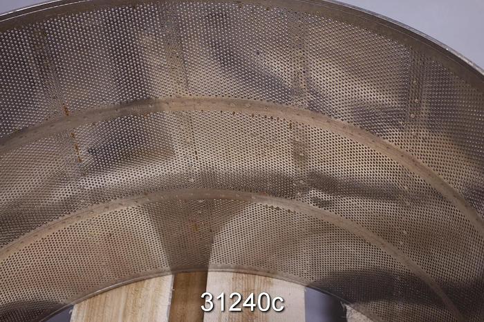 Used Bird 10 Pressure Screen Basket #31240