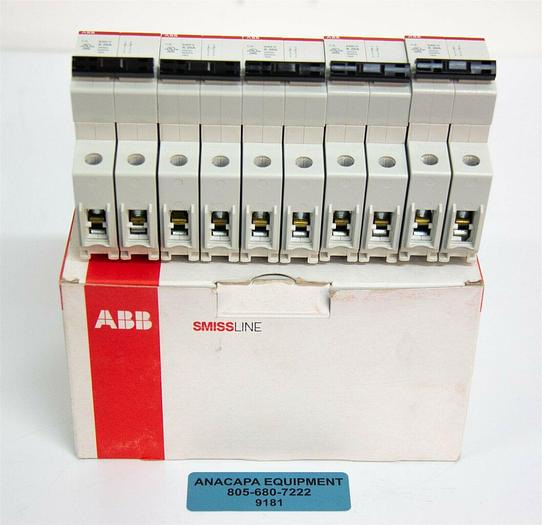 ABB S402U-K20 Miniature Circuit Breaker UL489 2 pole Lot of 5 total New (9181)K