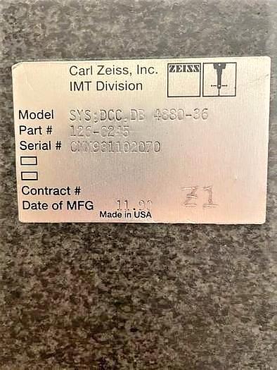 Used 1993 Zeiss 4880-36