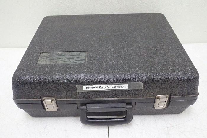 Used Lot of 3 Tekran 30-25150-000 Zero Air Filter Canisters with Extras & Case