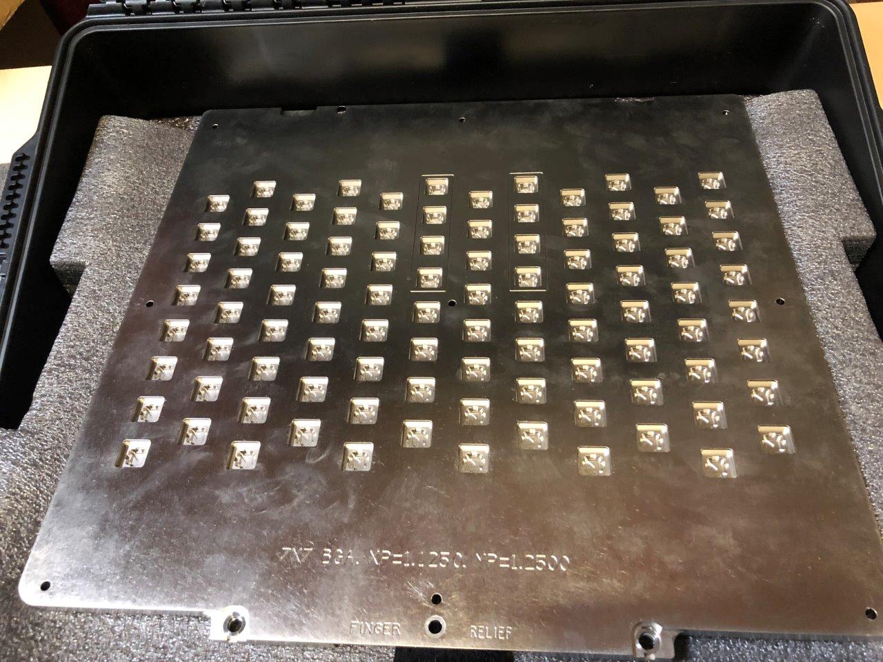 Used Delta Edge DE8000 7X7 BGA Test Handler Change Kit